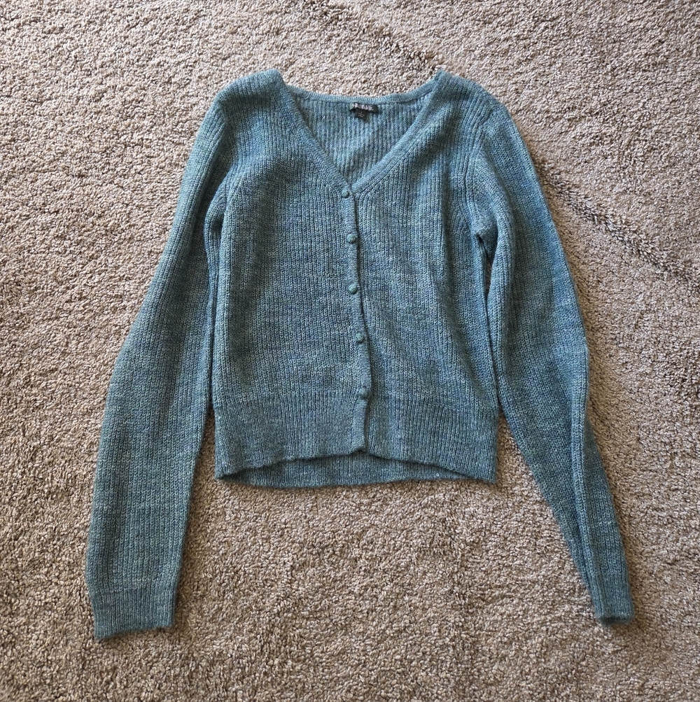 Wild Fable Teal Cardigan Sweater